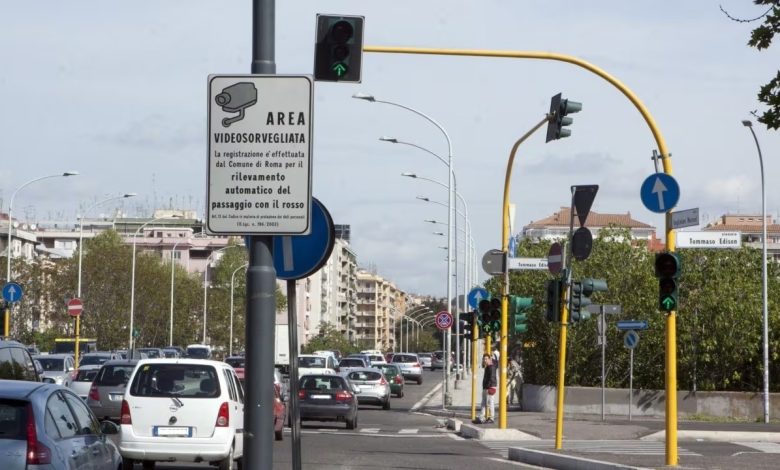 Photored controllo dei semafori a Roma