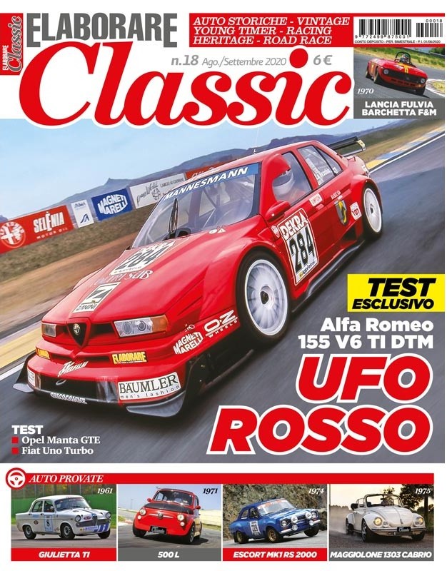 L'Alfa Romeo 155 V6 TI DTM dell'Alfa Corse con cui Antonino La Vecchia ha dominato nel CIVM.