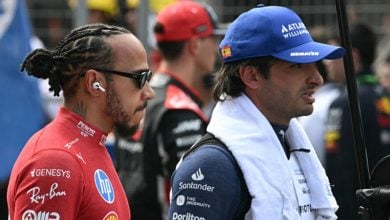 Carlos Sainz Lewis Hamilton