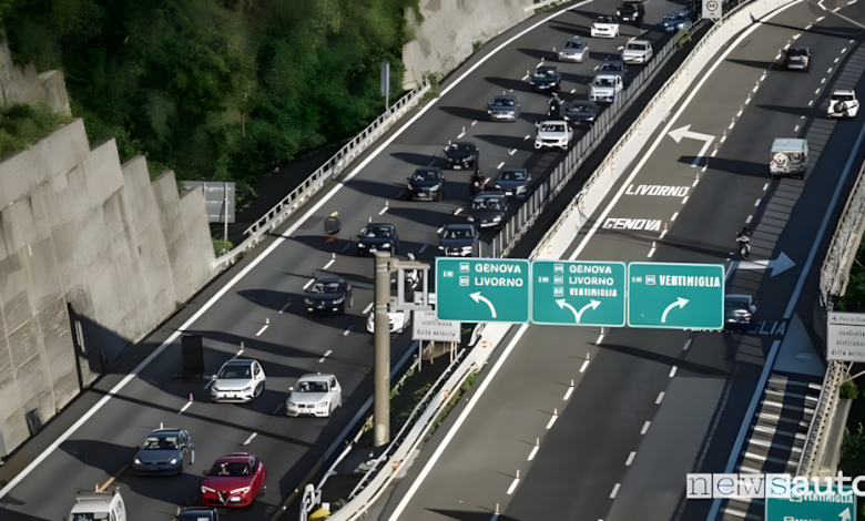 Guida in autostrada