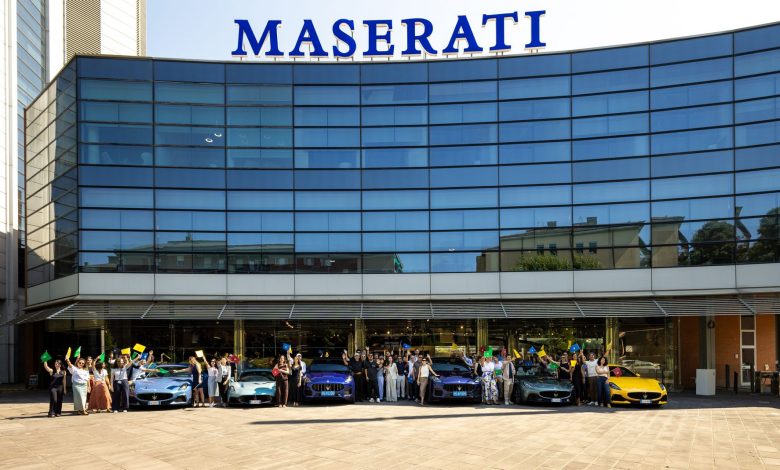 Arrivo a Modena nella sede Maserati del Grand Tour Cina-Italia