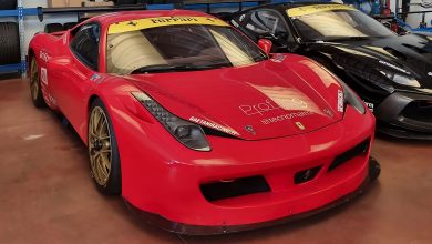 La Ferrari 458 Challenge Evo del team Gaetani Racing è tornata a casa