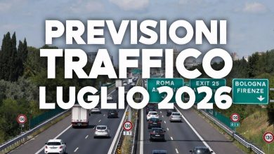 Previsioni traffico luglio 2026