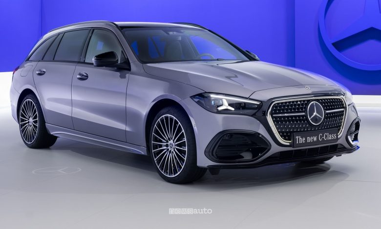 Nuova Mercedes-Benz Classe C Wagon anteriore 3/4