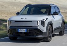 Kia EV2 Black-Line su strada