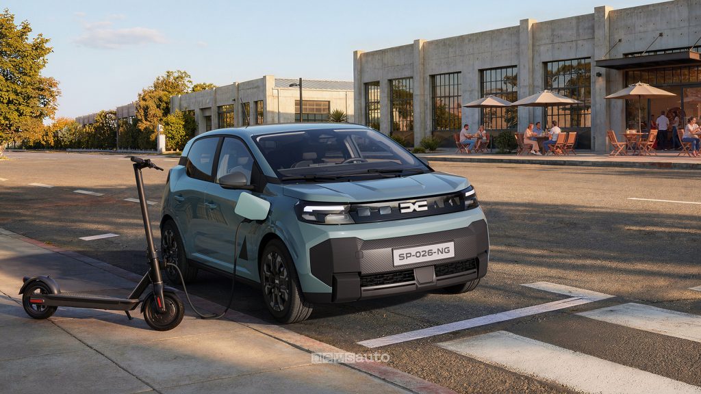 Nuova Dacia Spring funzione V2L