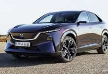 Nuova Mazda CX-6e blu
