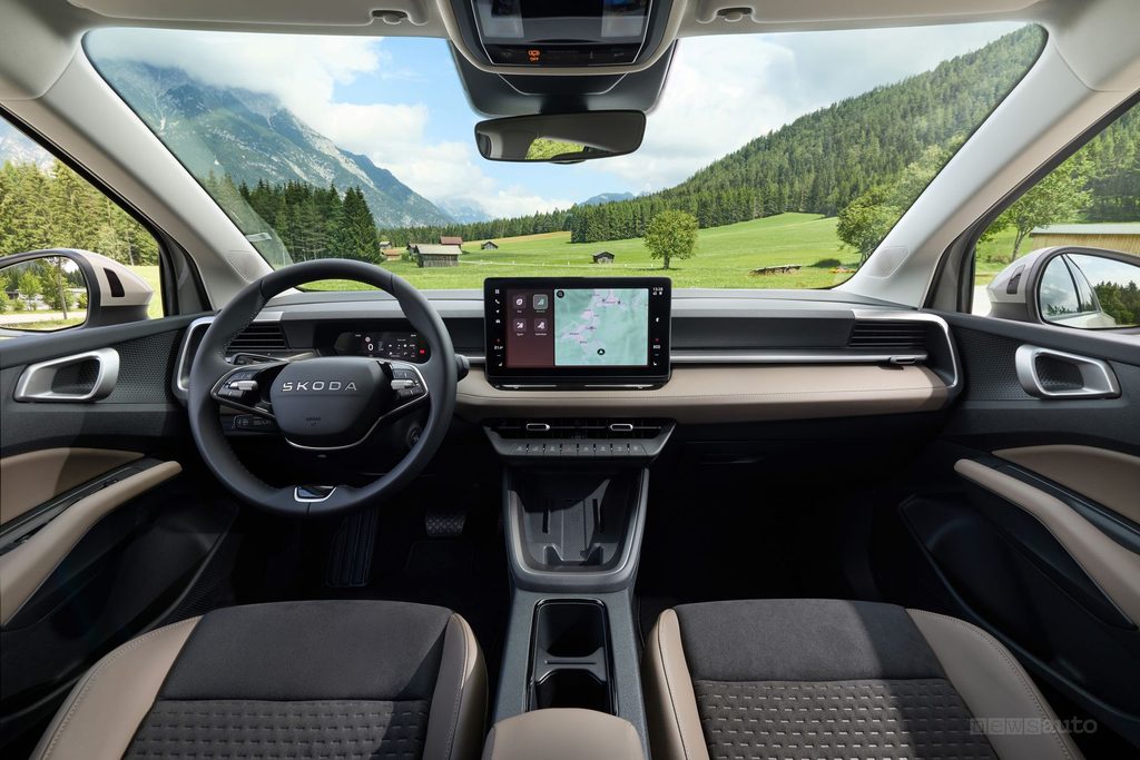 Abitacolo della Skoda Epiq