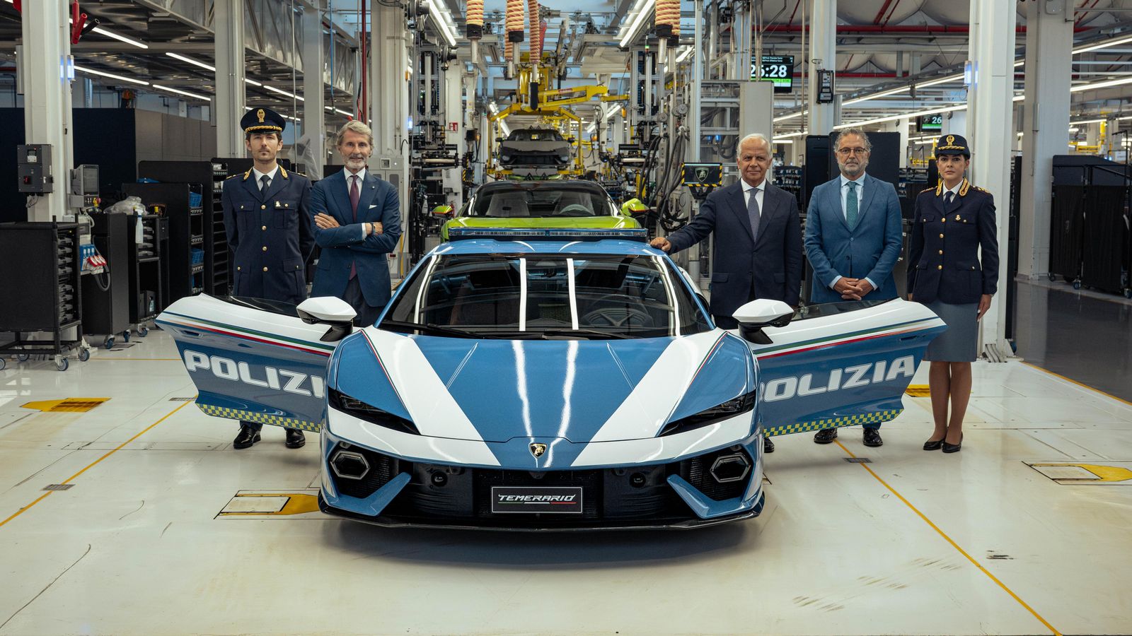 Lamborghini Temerario della Polizia