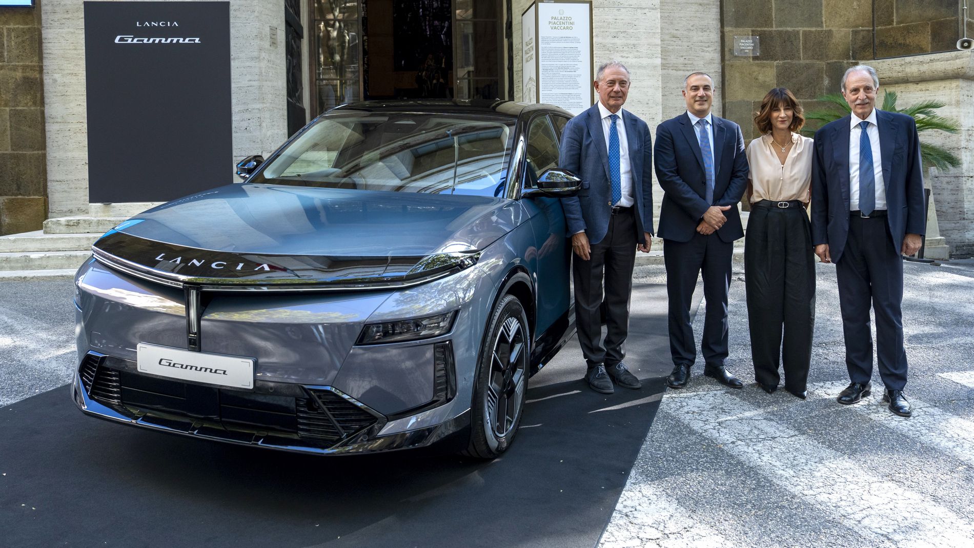Lancia Gamma è stata presentata a Roma, al Ministero delle Imprese e del Made in Italy (MIMIT)
