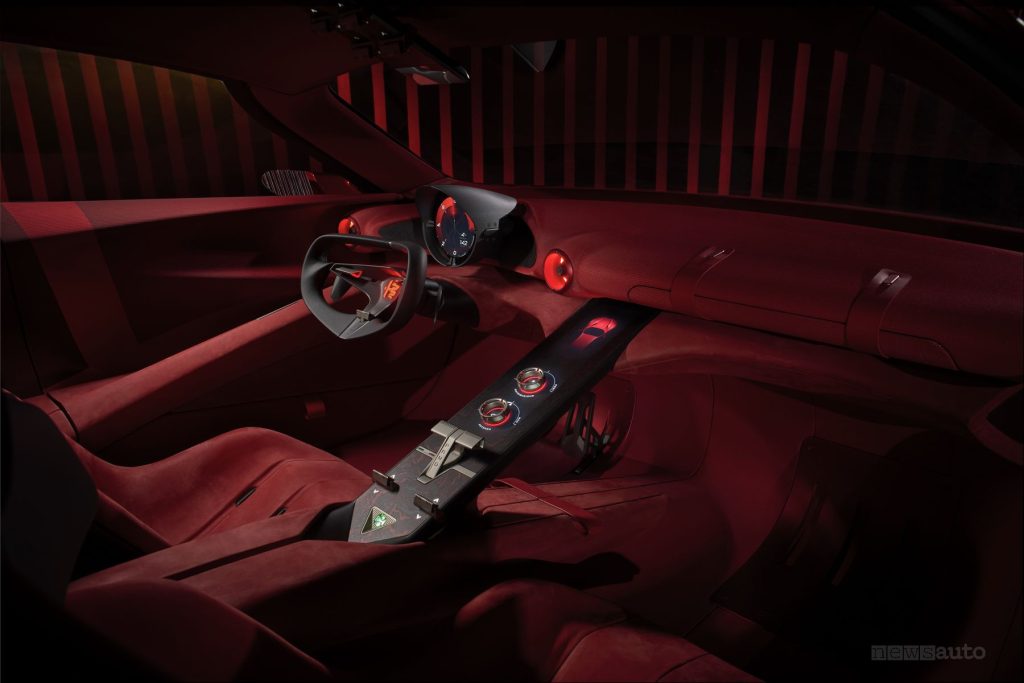 Alfa Romeo Cuorerosso Concept plancia abitacolo