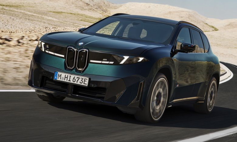 BMW iX3 M60 xDrive su strada