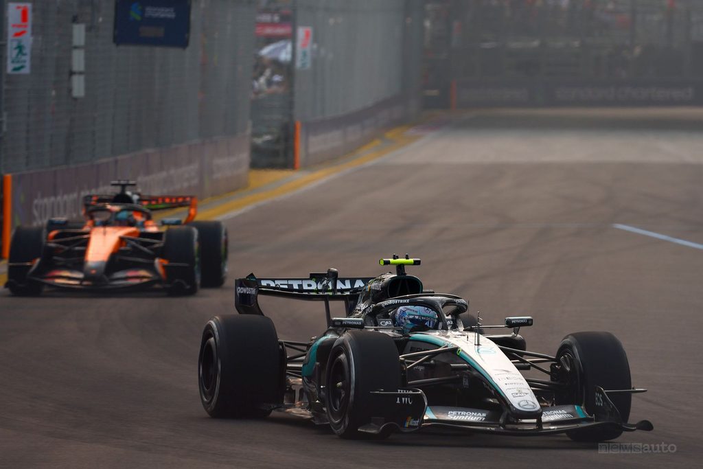 Kimi Antonelli Mercedes qualifiche per la gara Sprint del Gp di Singapore 2026
