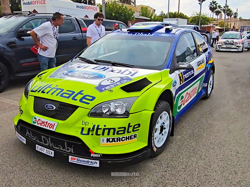 Ford Focus WRC di Grönholm al WRC Rally Sardegna 2026