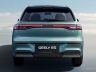 Geely E5 posteriore, firma luminosa