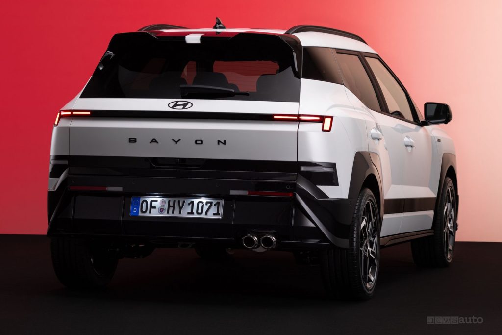 Nuova Hyundai Bayon posteriore 3/4