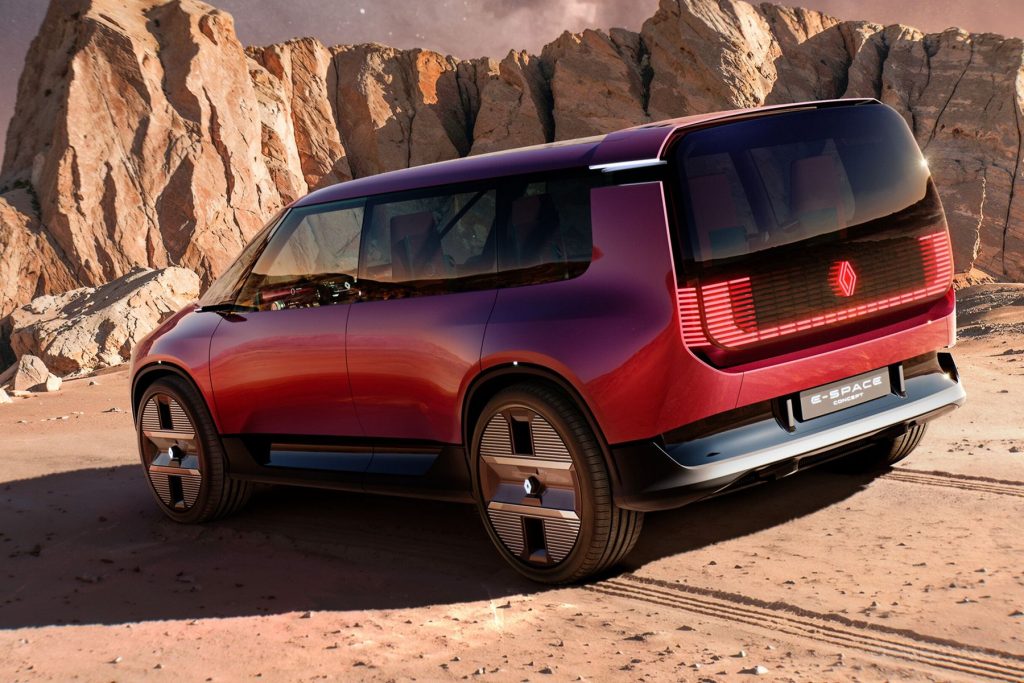 Renault E-Space Concept posteriore 3/4