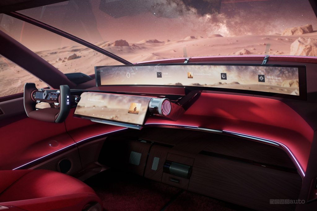 Renault E-Space Concept plancia digitale OpenR Panorama