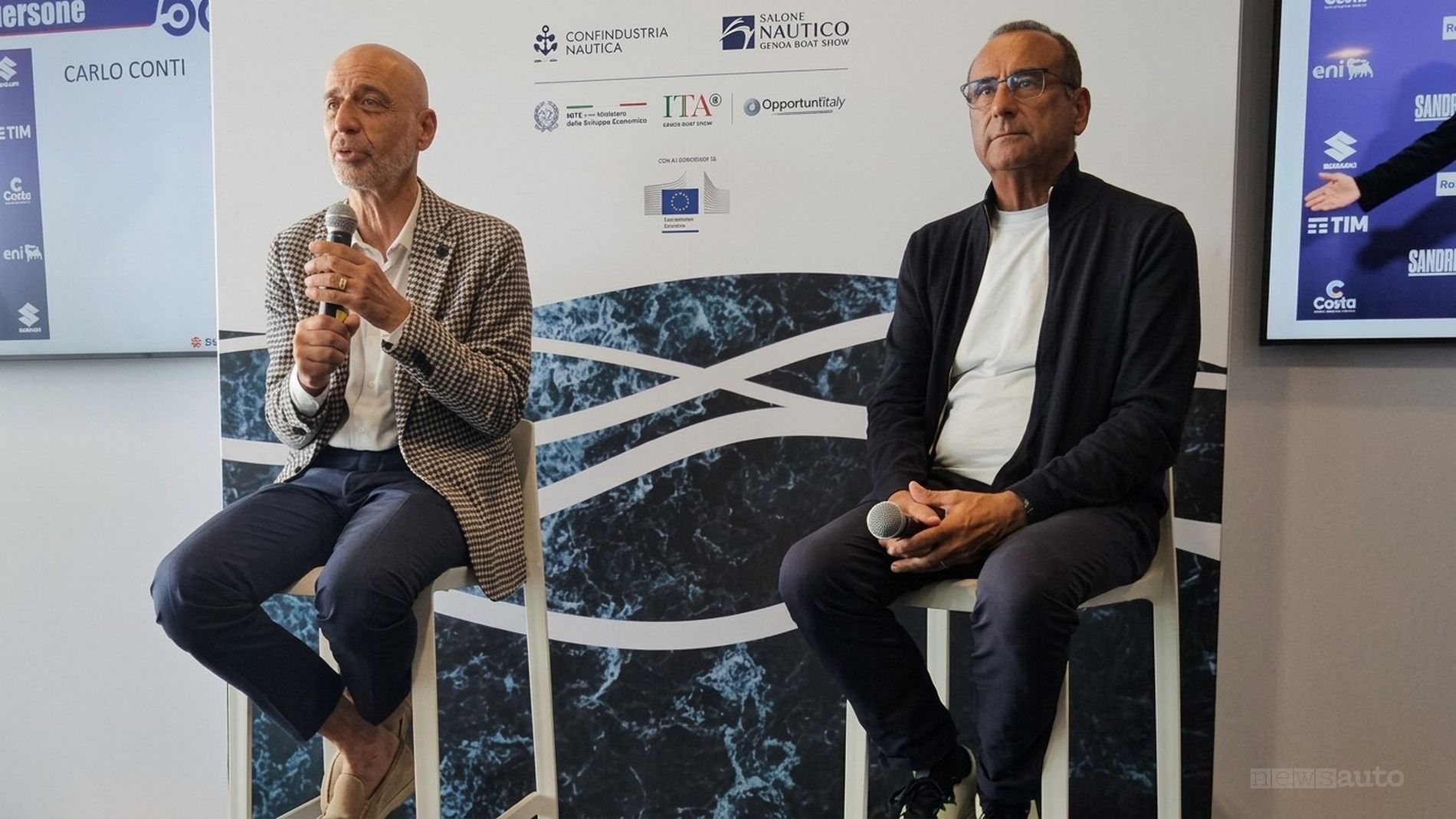 Suzuki Italia compie 50 anni, Massimo Nalli e Carlo Conti