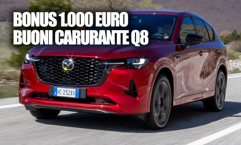 Mazda Bonus Carburanti 1.000€ Buoni Carburante Q8